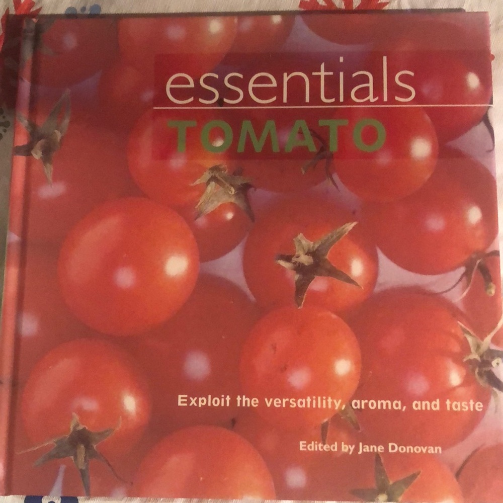 Essentials Tomato book with information and many recipes
